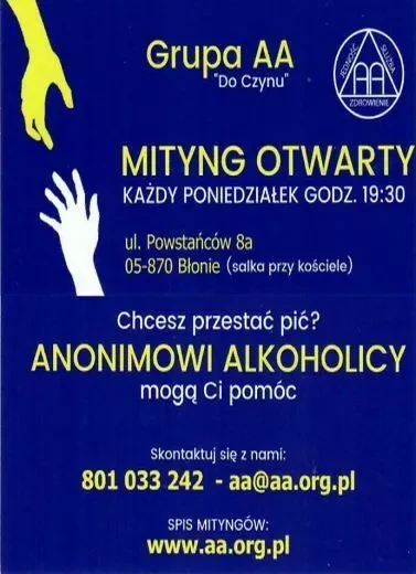 Mityng otwarty - Grupa AA "Do czynu" -Błonie