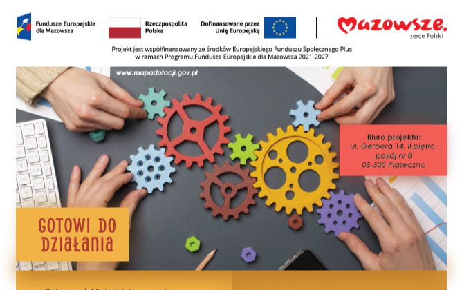 Zdjęcie do Projekt &bdquo;Gotowi do działania&rdquo; - wsparcie społeczne i zawodowe